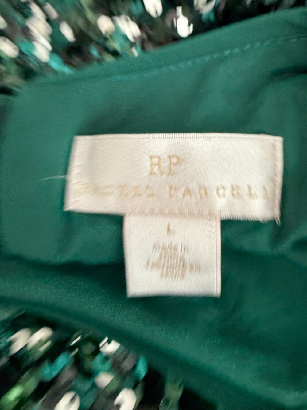 Rachel Parcell green sequin dress